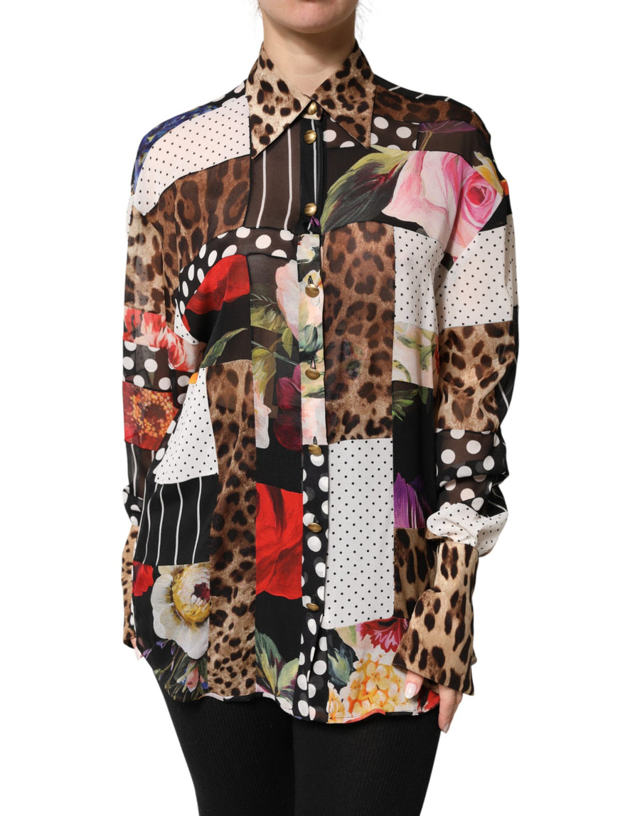 Dolce & Gabbana Silk blouse in multicolor