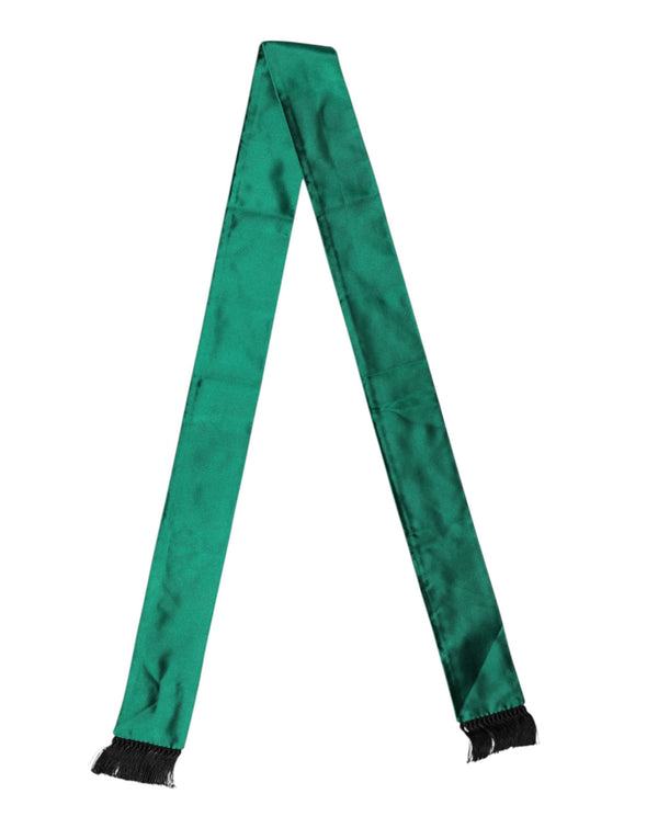 Dolce & Gabbana 100% Silk scarf in green