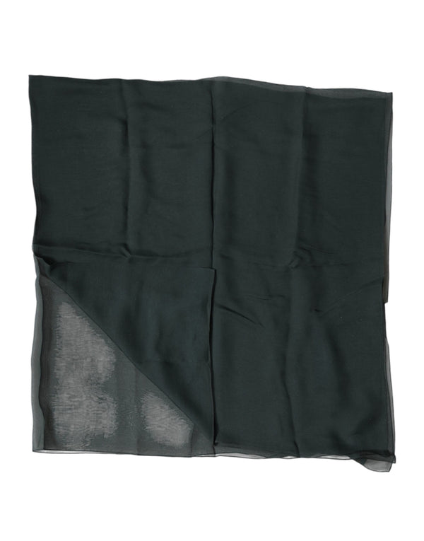 Dolce & Gabbana 100% Silk scarf in green