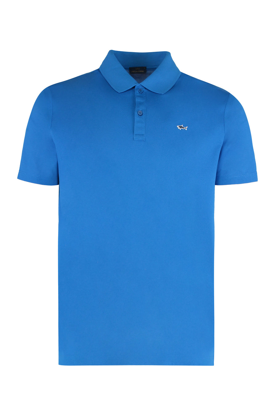 Blue Cotton Piqué Polo Shirts