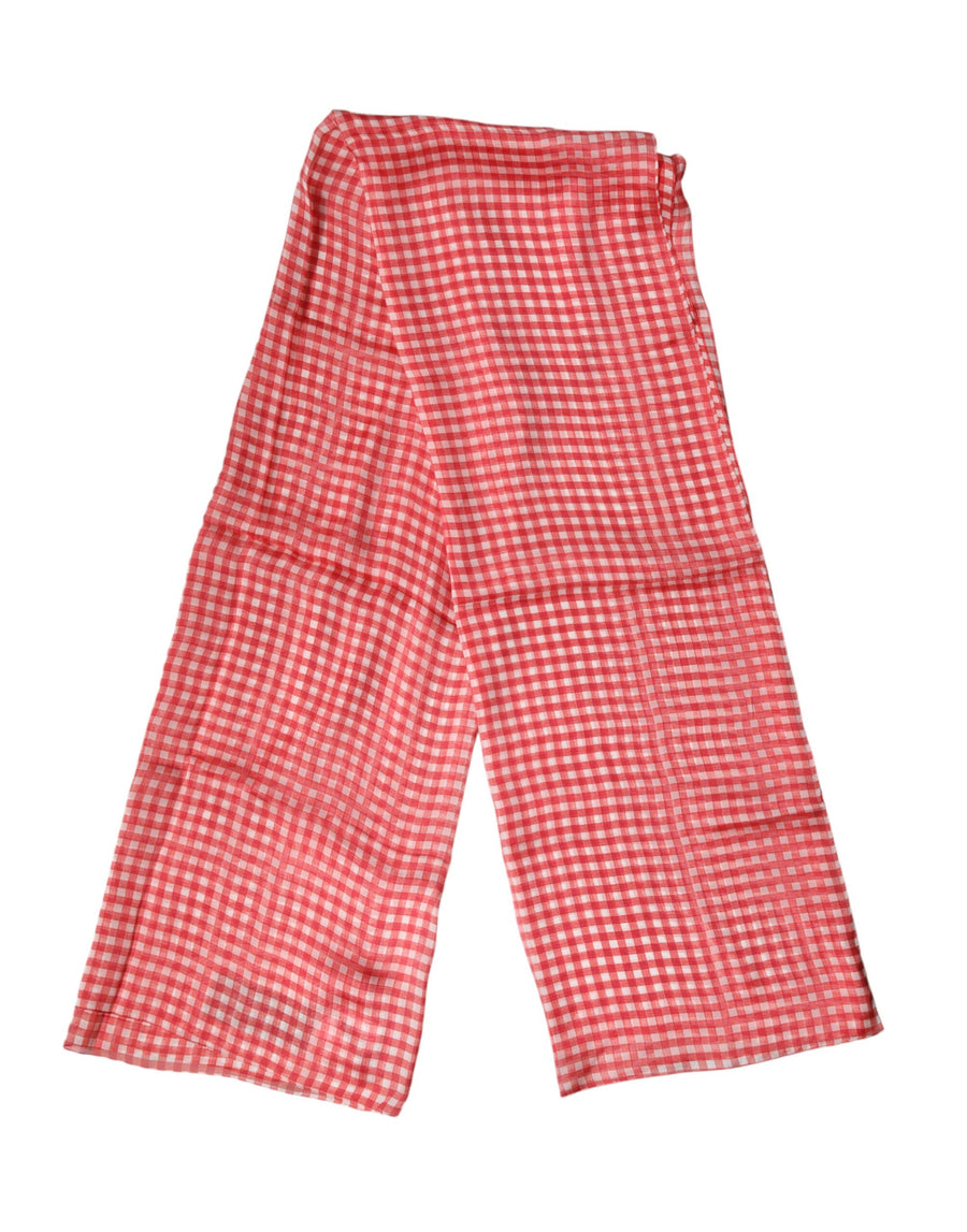 Dolce & Gabbana 100% Silk shawl in red