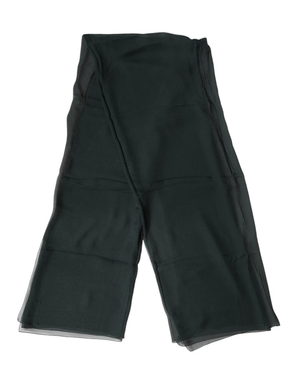 Dolce & Gabbana 100% Silk shawl in dark green