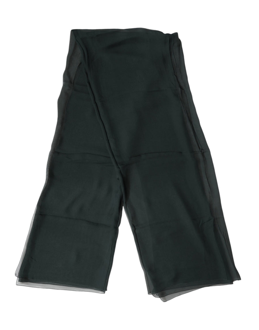 Dolce & Gabbana 100% Silk shawl in dark green