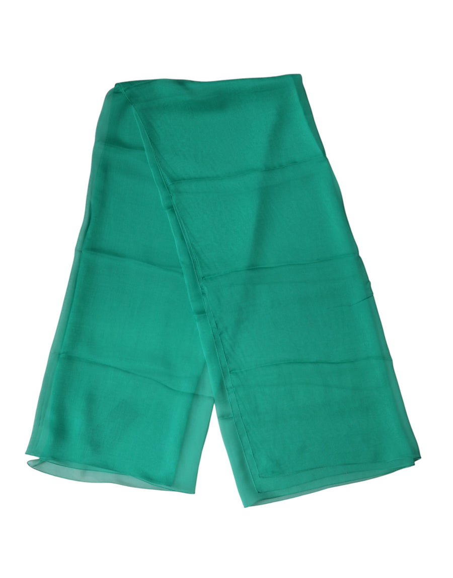 Dolce & Gabbana 100% Silk scarf in green