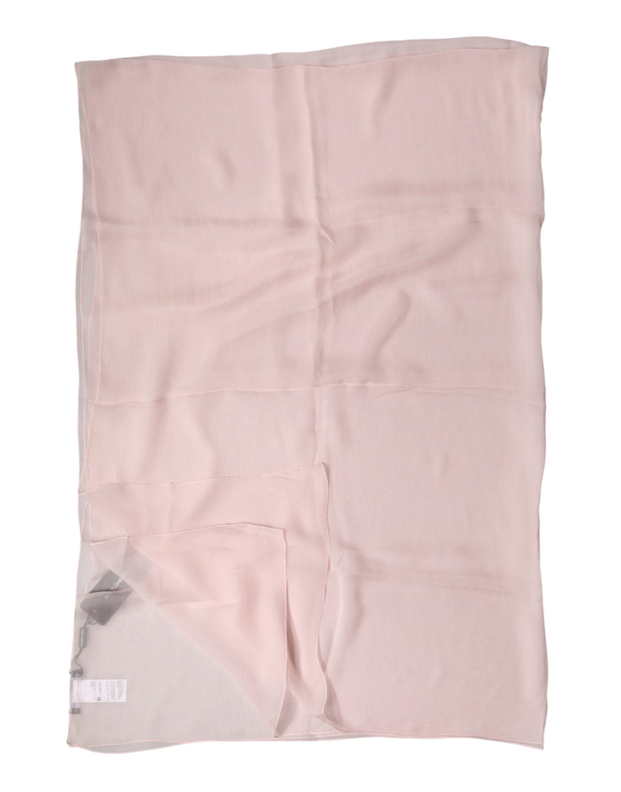 Dolce & Gabbana 100% Silk shawl in pink