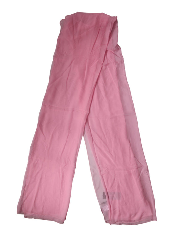 Dolce & Gabbana 100% Silk scarf in pink