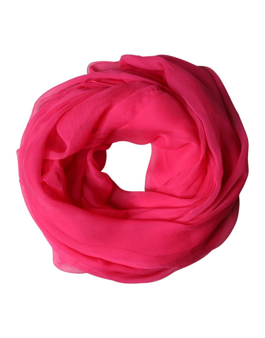 Dolce & Gabbana 100% Silk scarf in pink