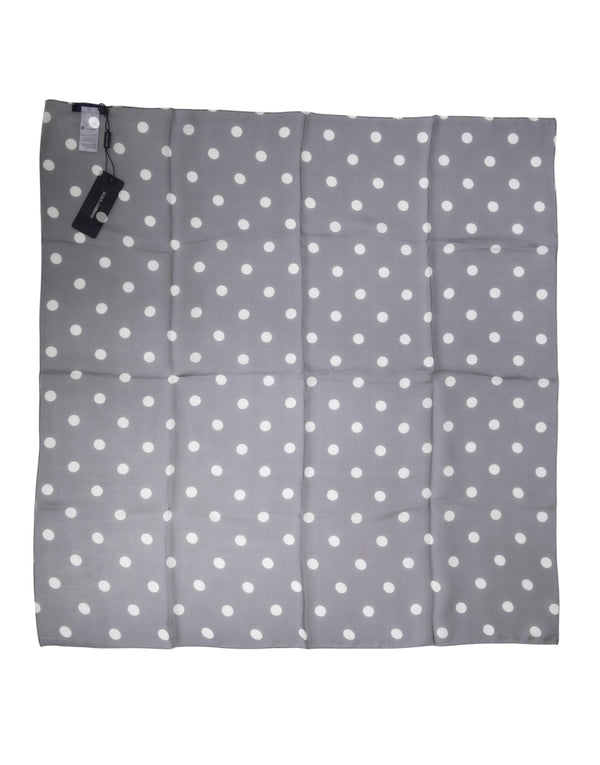 Dolce & Gabbana 100% Silk scarf in gray