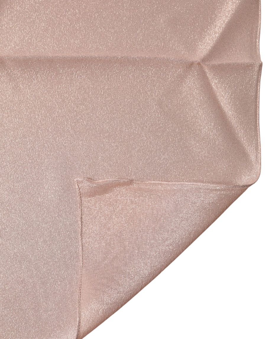 Dolce & Gabbana 21% Polyester Film Fiber scarf in pink