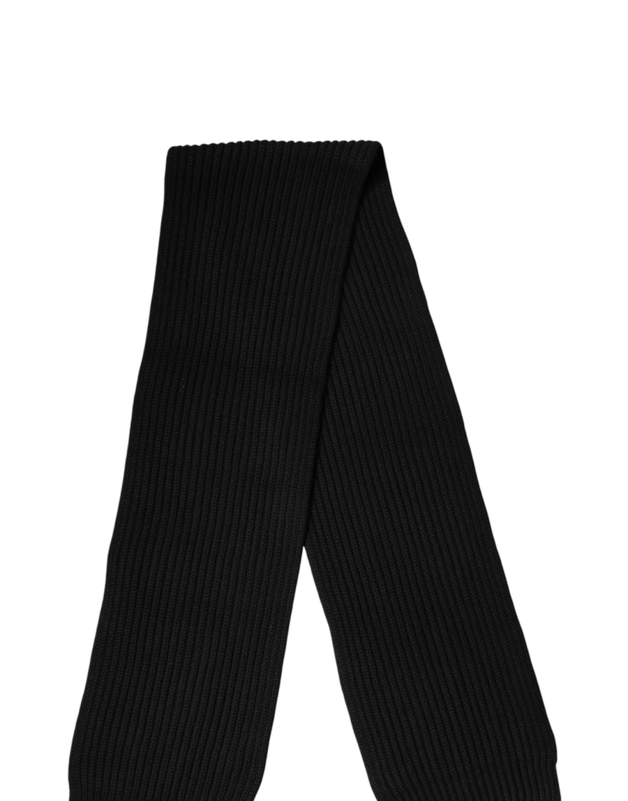 Dolce & Gabbana 100% Cashmere scarf in black