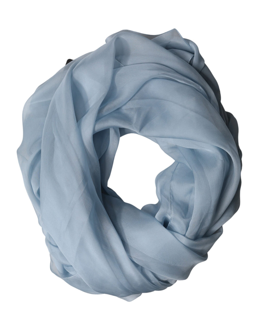 Dolce & Gabbana 100% Silk scarf in blue