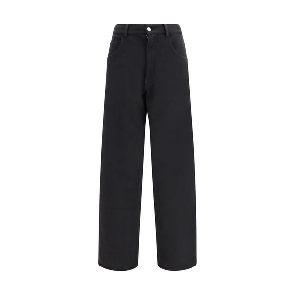 MM6 Maison Margiela 100% Cotton trousers in black