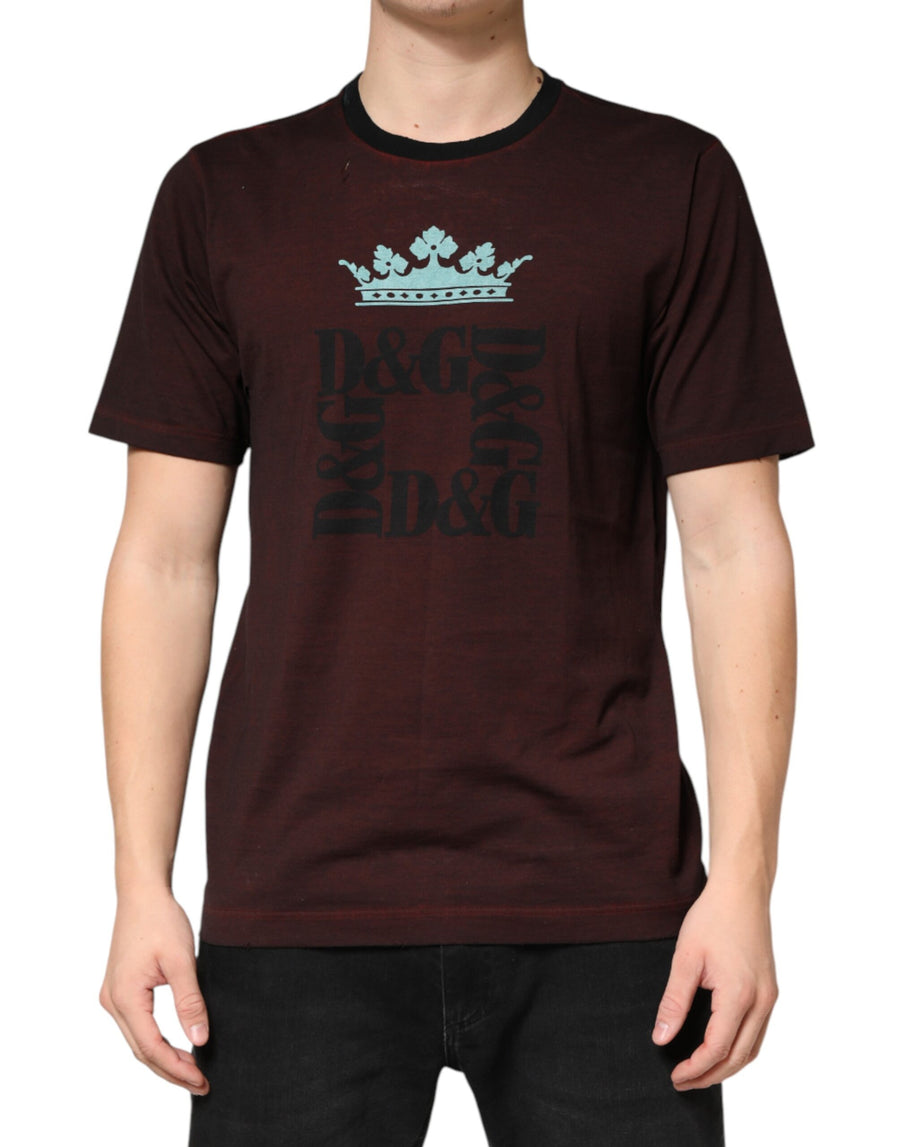 Dolce & Gabbana 100% Cotton t-shirt in brown