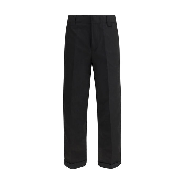 Golden Goose 80% Cotton chino pants in black