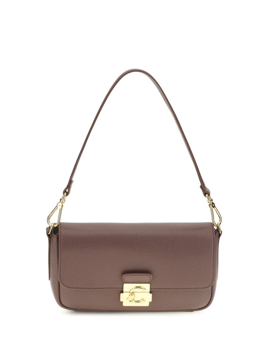 Coccinelle 100% calf leather (Bos taurus) shoulder bag in brown