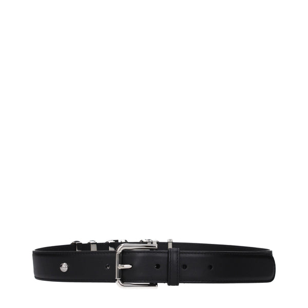 Dolce & Gabbana Leather belt in black