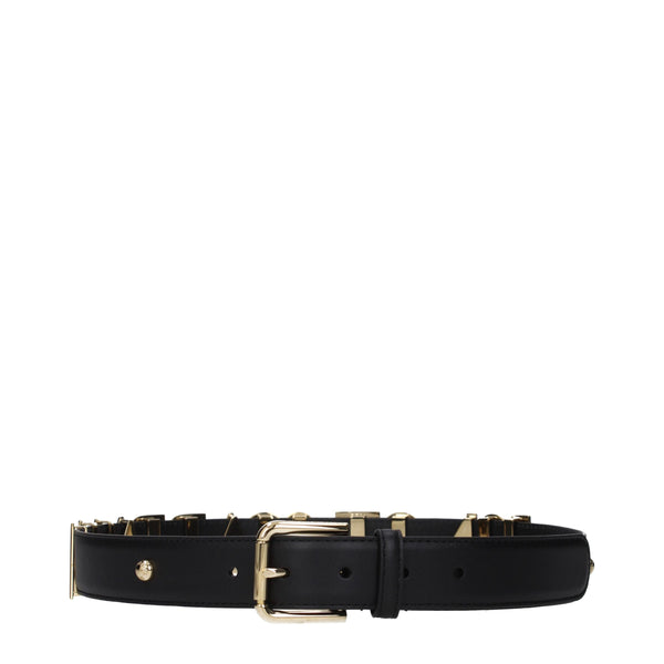 Dolce & Gabbana Leather belt in black