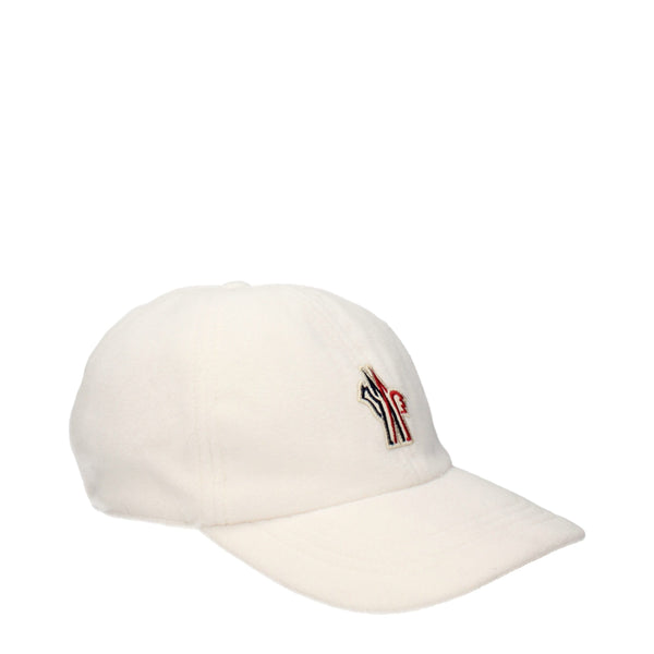 Moncler MO15434242851081BT Polyester baseball cap in white