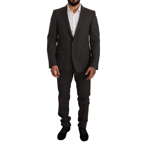 Dolce & Gabbana Virgin wool suit in black