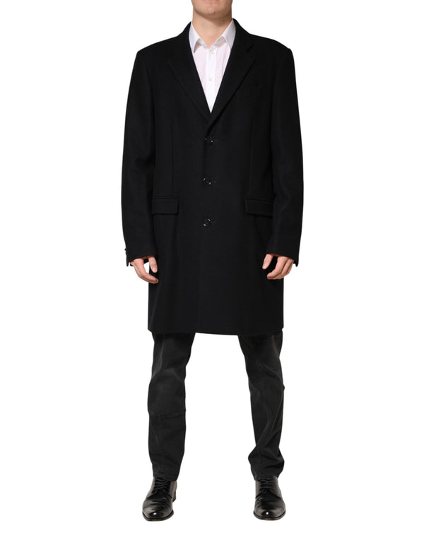 Dolce & Gabbana 20% Polyamide coat in black