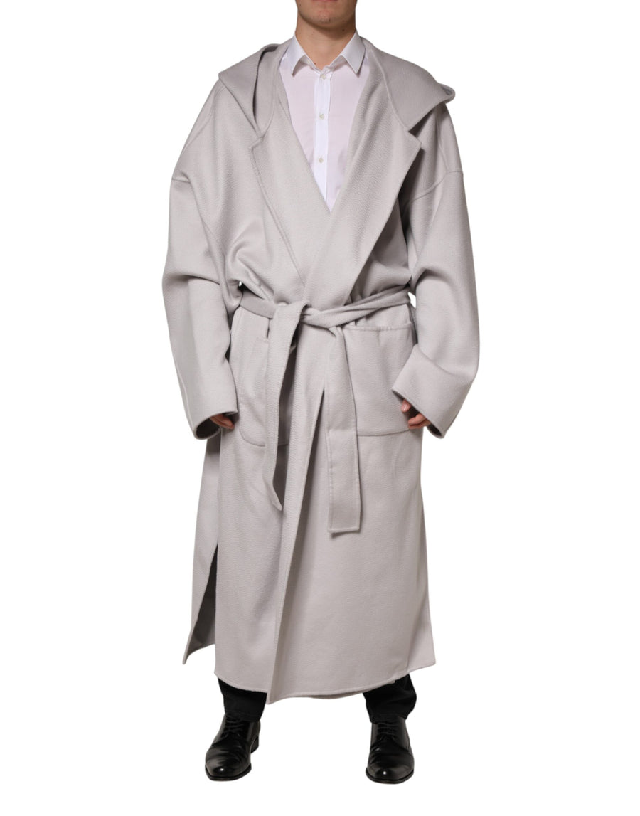 Dolce & Gabbana 100% Cashmere coat in white