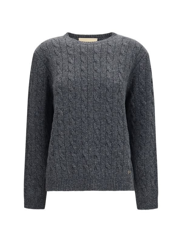 Valentino 100% Merino Wool sweater in gray