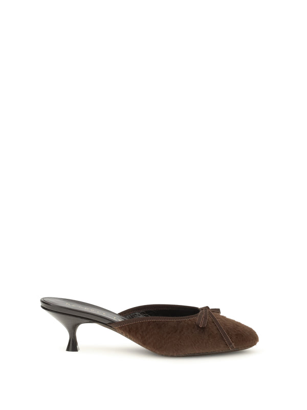 Herbert Levine Upper: 100% calf leather; Sole: 100% calf leather mule in brown