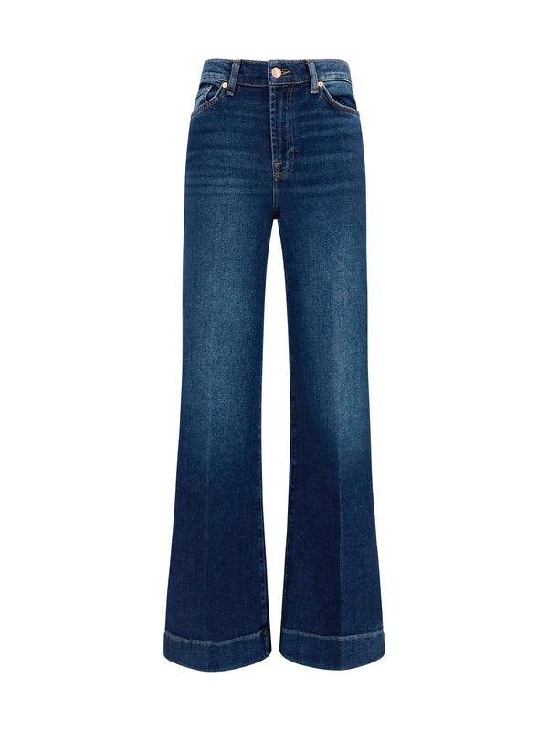 7for 98% Cotton; 2% Elastane jeans in blue