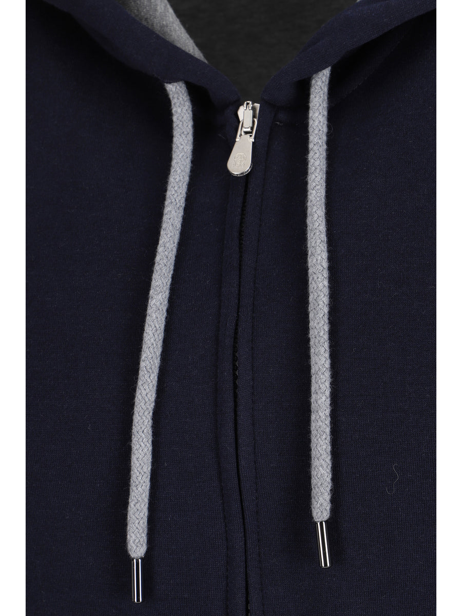 Cotton Hoodie Cobalt Blue Sweatshirts