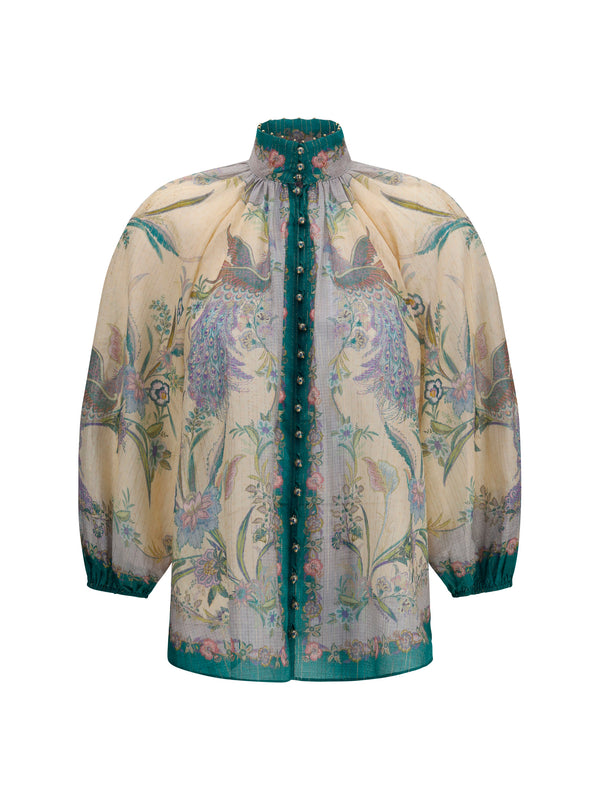Zimmermann 70% Cotton shirt in cream