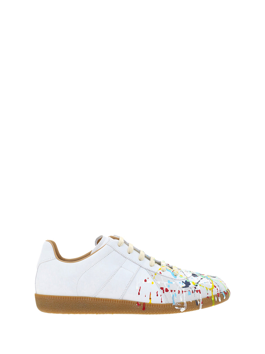 Maison Margiela Upper: 100% calf leather; Sole: 100% rubber sneaker in white