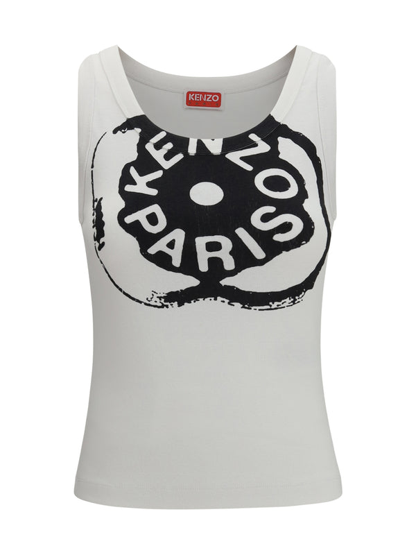 Kenzo 96% Cotton tank top in white