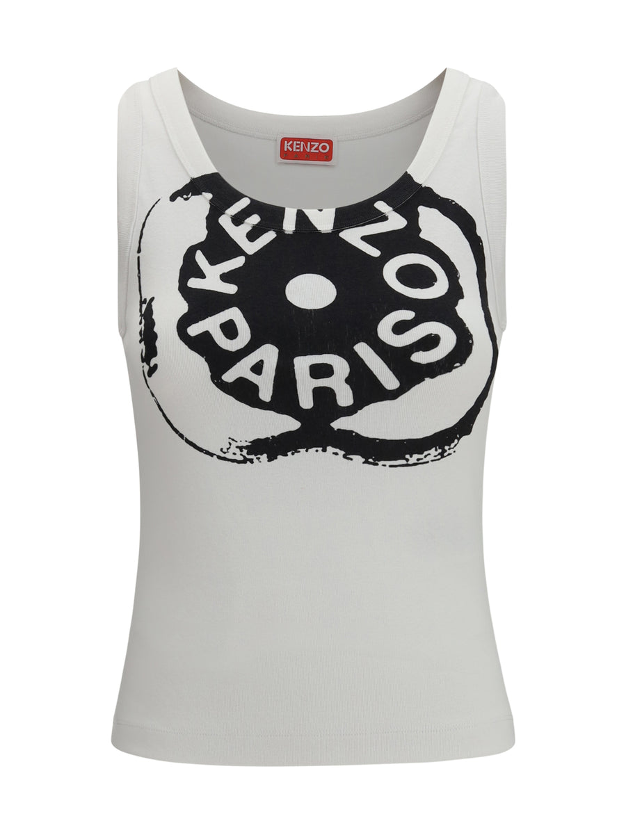Kenzo 96% Cotton tank top in white