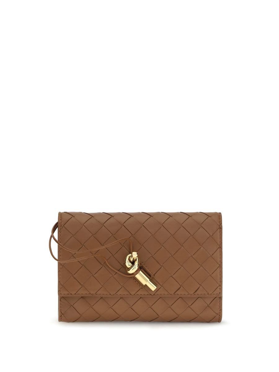 Clutch Bag Andiamo Brass Tannin-muse Lamb (ovis Aries) Make Up