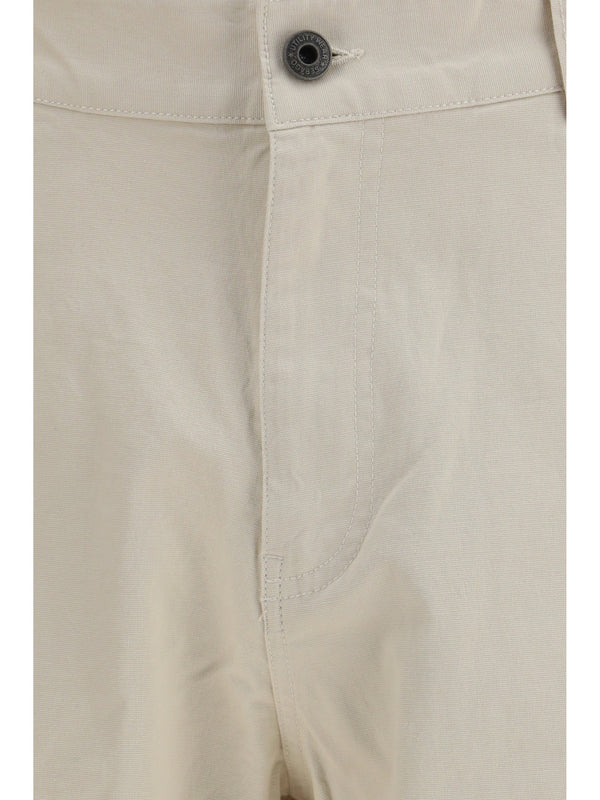 Trousers Causeway Beige Cotton Canvas Beige/chalk