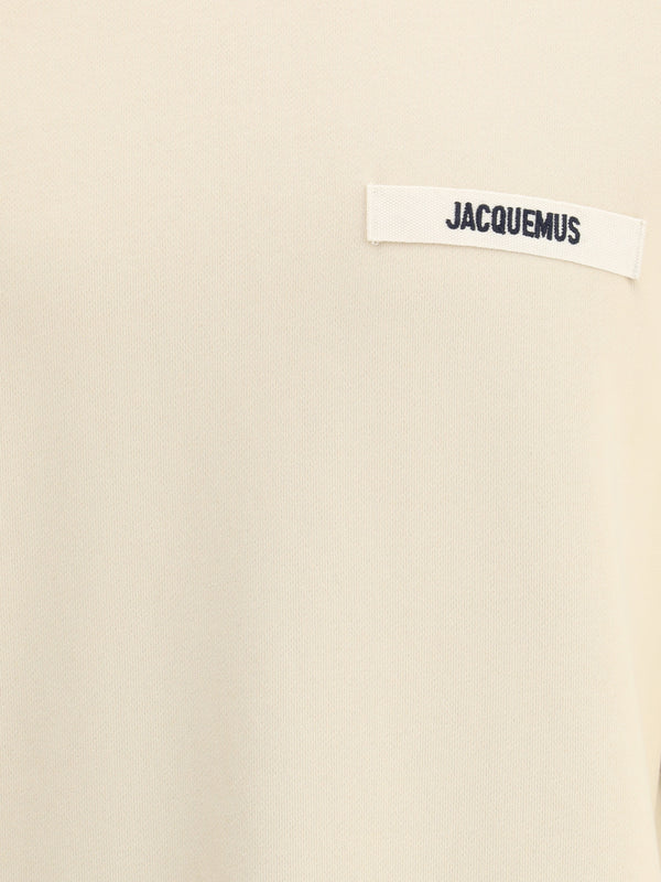 Hooded Sweatshirt Beige Cotton Sweatshirts