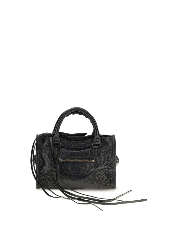 Balenciaga 100% Lamb Ovis Aries mini bag in black