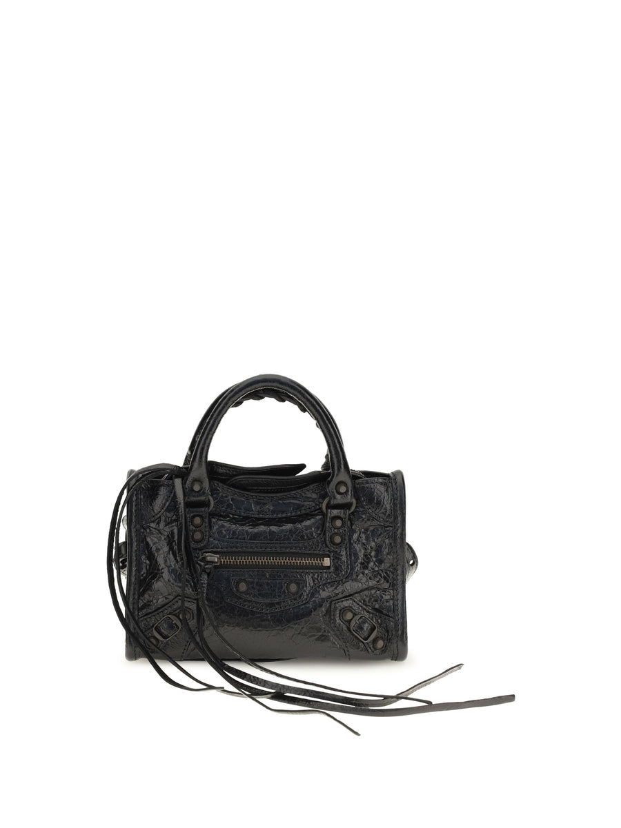 Balenciaga 100% Lamb Ovis Aries mini bag in black