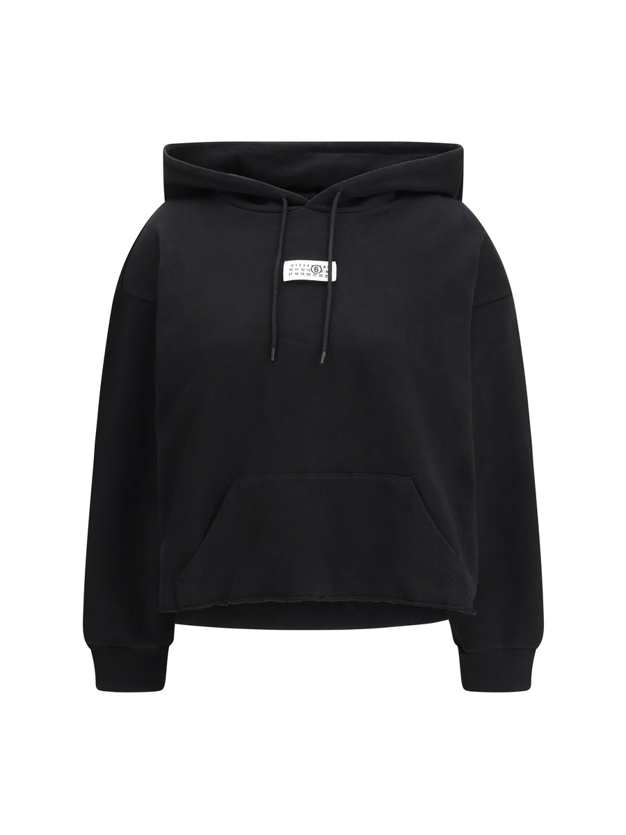 MM6 Maison Margiela 100% Cotton hoodie in black