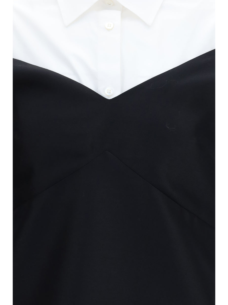 Shirt Dress Hybrid Black
