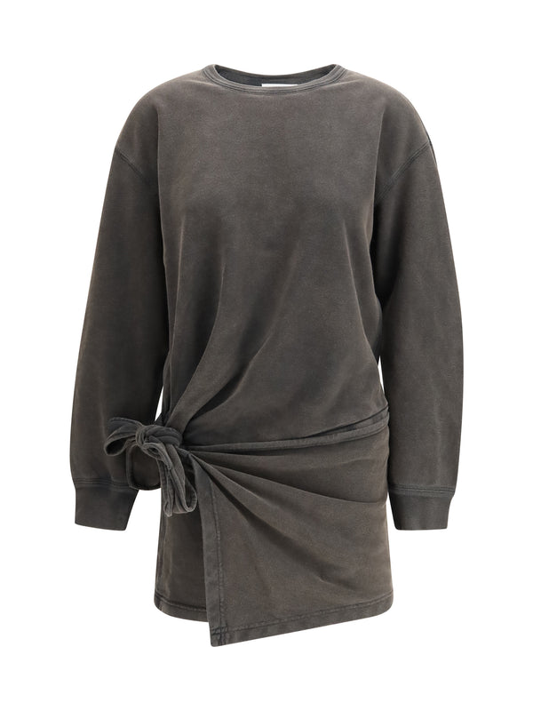 Marant Etoile 100% Cotton dress in gray