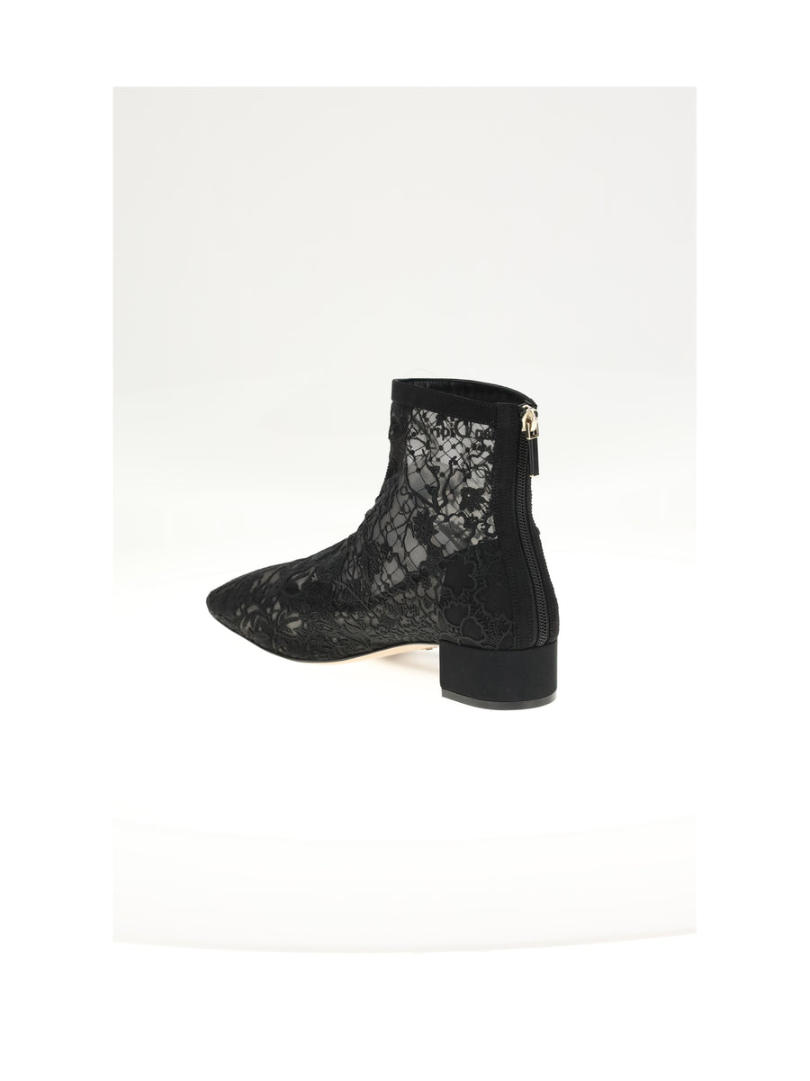 Low Boot Naughtily-D Black General: Cotton