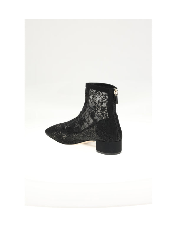 Low Boot Naughtily-D Black General: Cotton