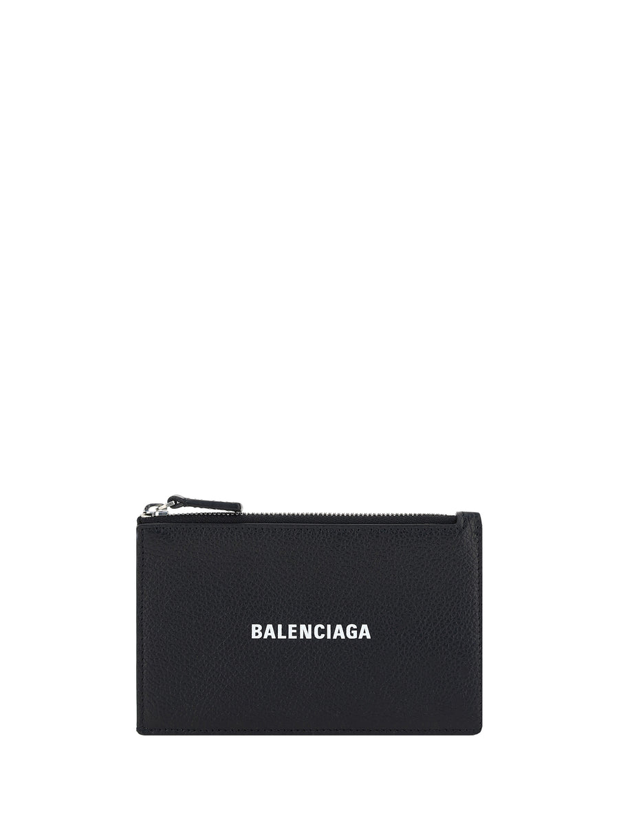 Balenciaga 100% Calf Leather Bos Taurus cardholder in black