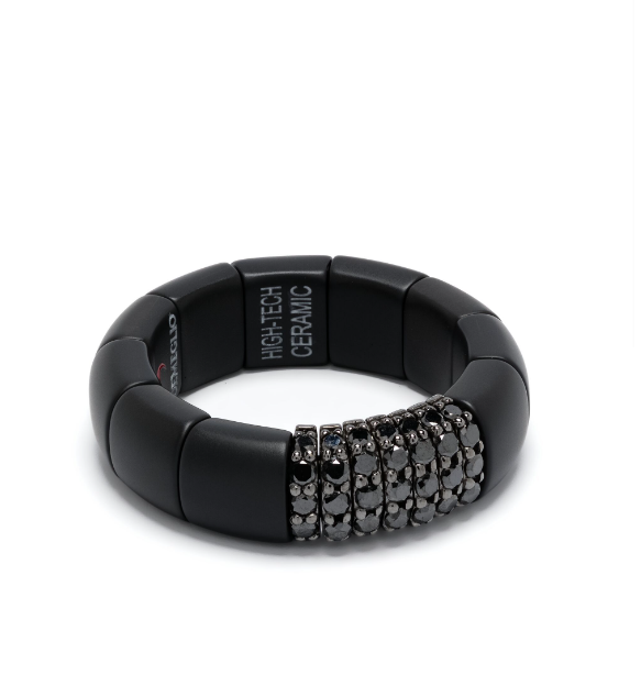 Roberto Demeglio 18kt White Gold ring in black
