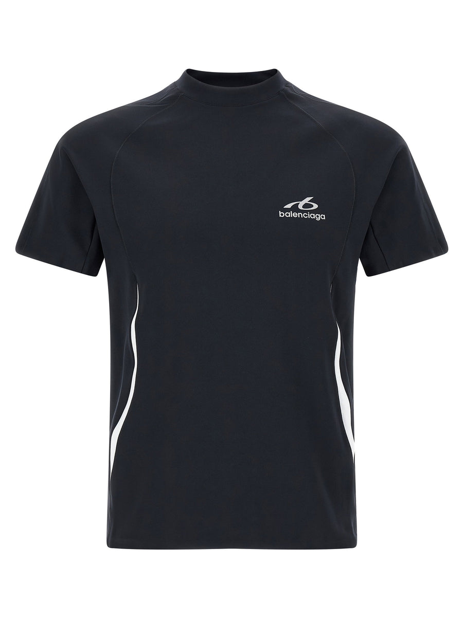 Balenciaga Techwear Logo T-shirt — Navy