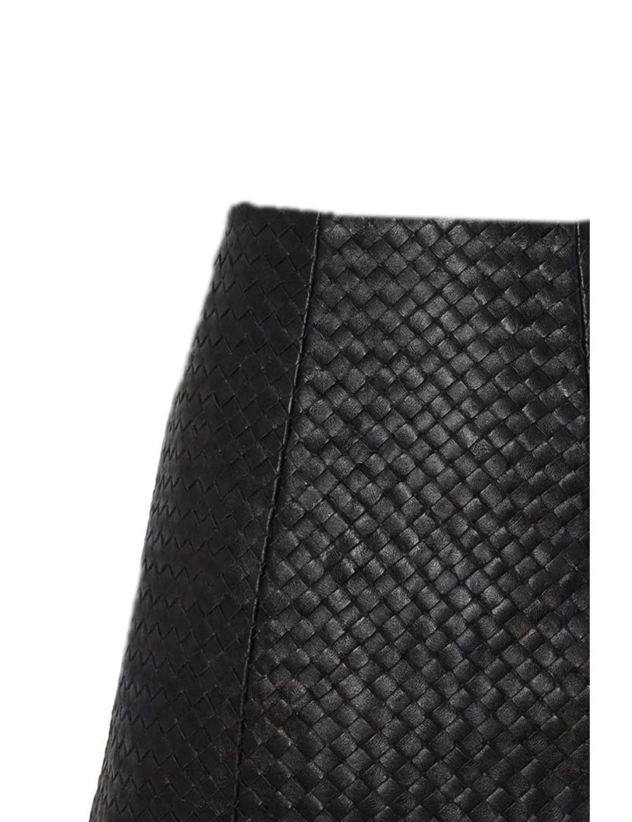 Skirt Lambskin Black