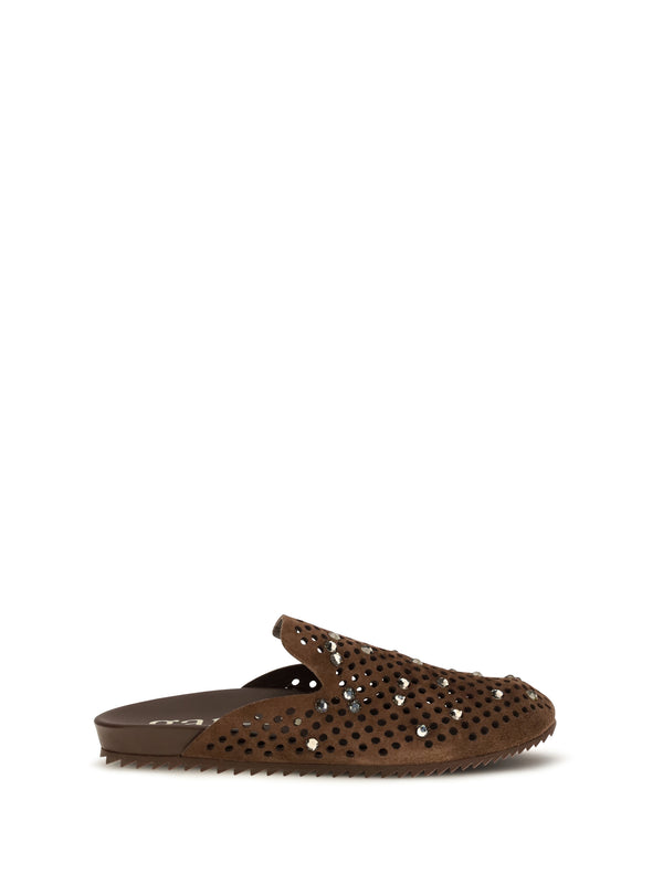 Pedro GarcíA 100% Calf Leather Bos Taurus mule in brown