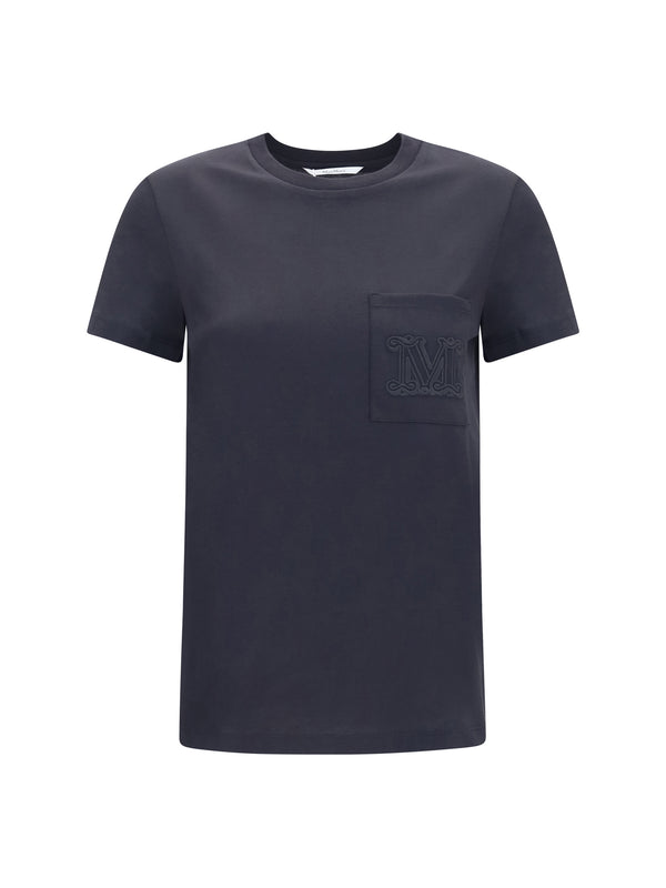 Max Mara 100% Cotton t-shirt in black