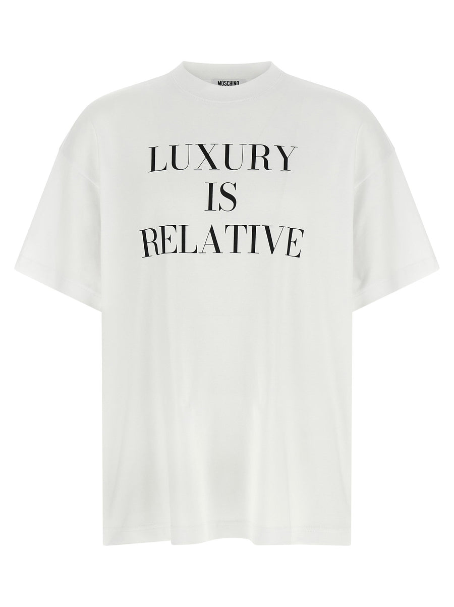 Moschino Graphic-Print Cotton T-shirt — White